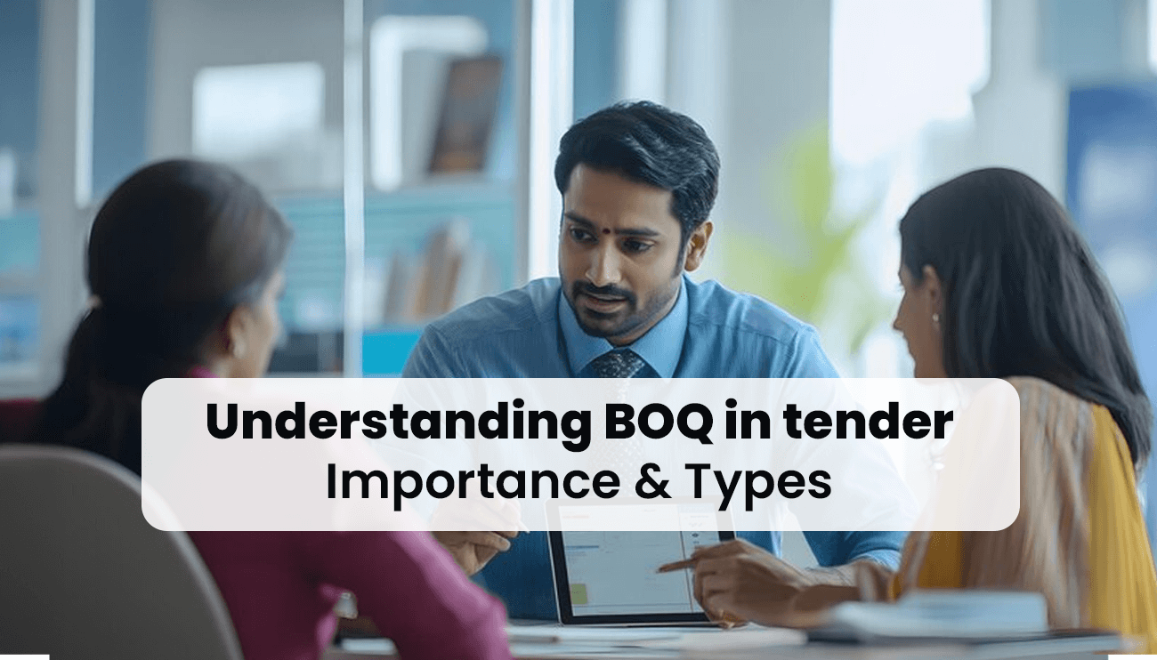 Understanding BOQ in Tender- Importance And Types - TenderShark