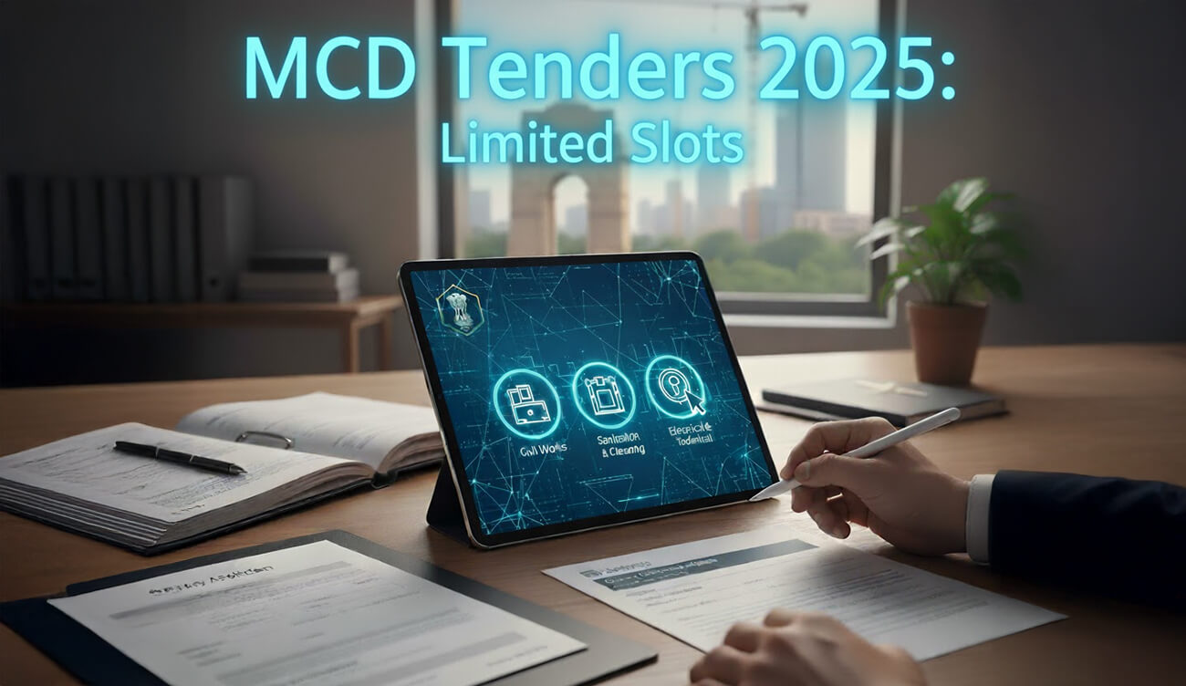 Latest MCD Tenders of October-November 2025: Limited Slots   - TenderShark