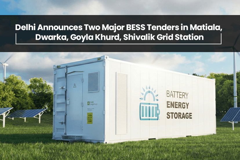 Delhi Announces Two Major BESS Tenders in Matiala, Dwarka, Goyla Khurd, Shivalik Grid Station - TenderShark