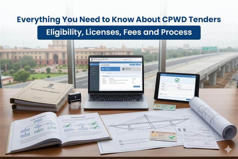 Everything You Need to Know About CPWD Tenders: Eligibility, Licenses, Fees and Process - TenderShark