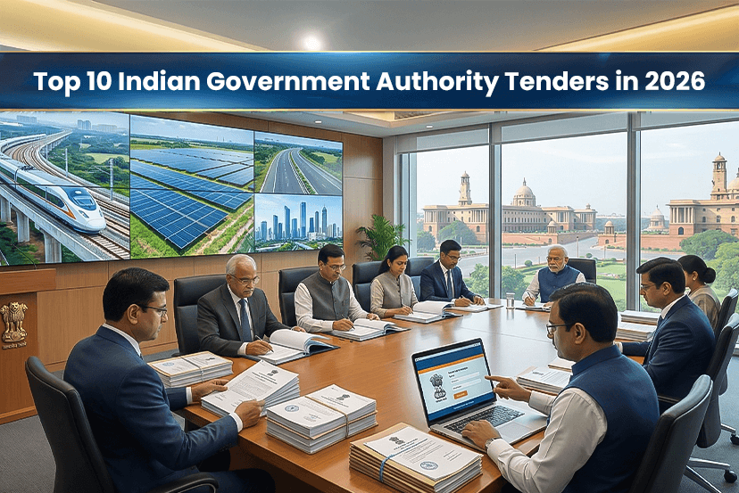 Top 10 Indian Government Authority Tenders in 2026 - TenderShark