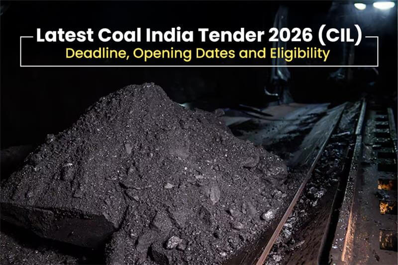 Latest Coal India Tender 2026 (CIL) – Deadline, Opening Dates and Eligibility&nbsp; - TenderShark