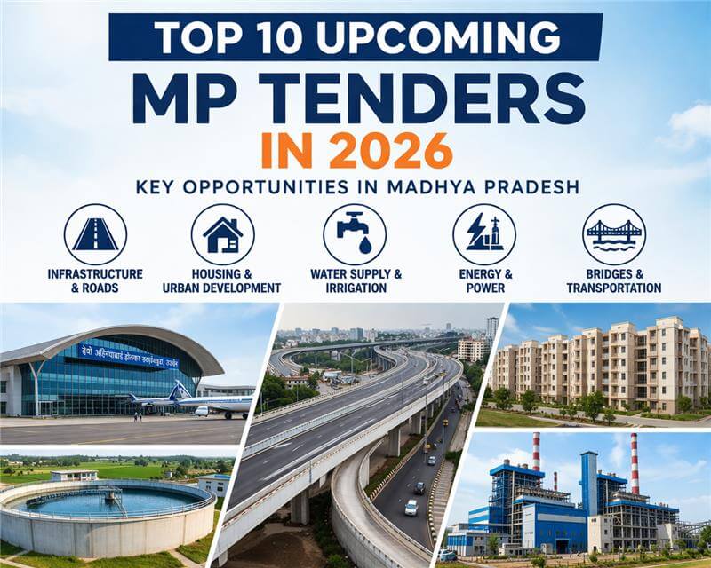 Top 10 Upcoming MP Tenders in 2026 | Madhya Pradesh Tender Opportunities - TenderShark