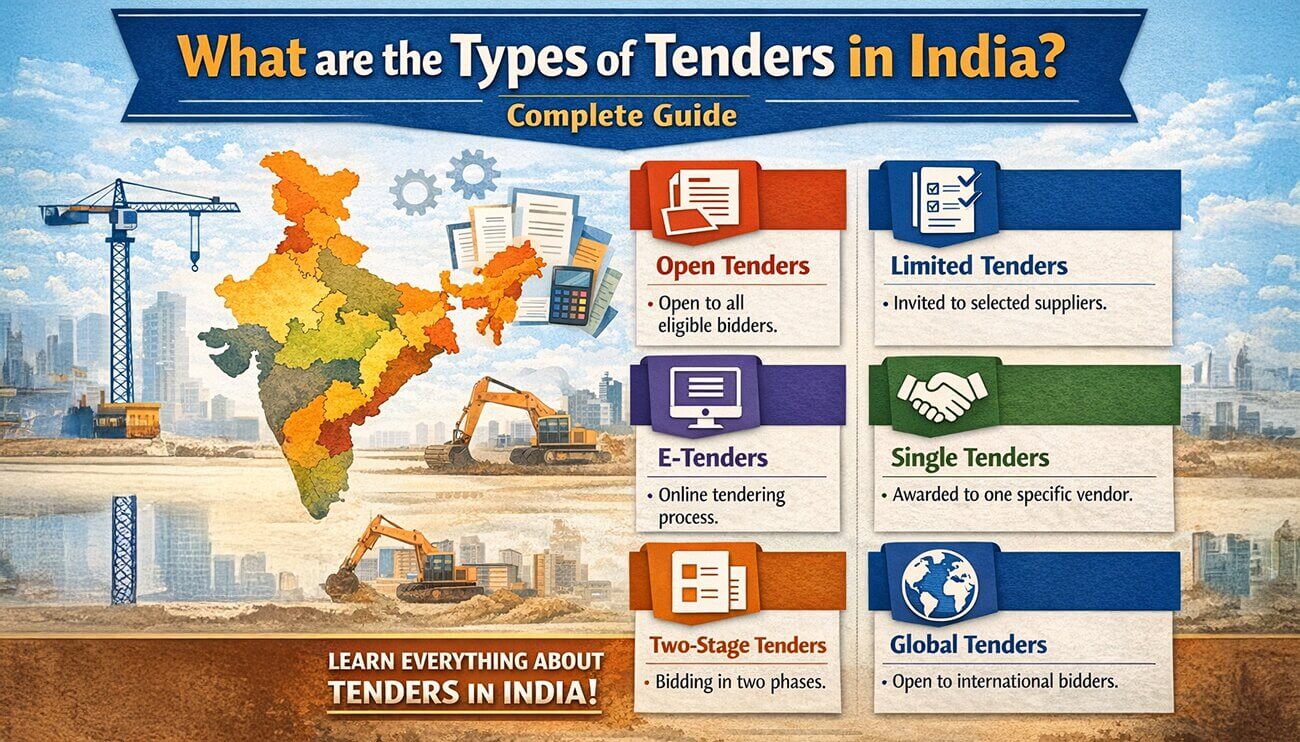 What are the Types of Tenders in India? Complete Guide - TenderShark