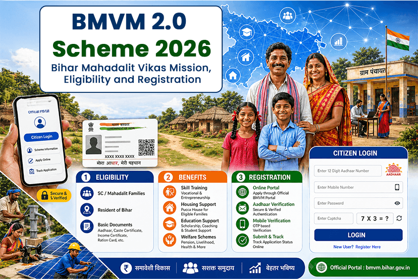 BMVM 2.0 Scheme: Bihar Mahadalit Vikas Mission, Eligibility and Registration - TenderShark