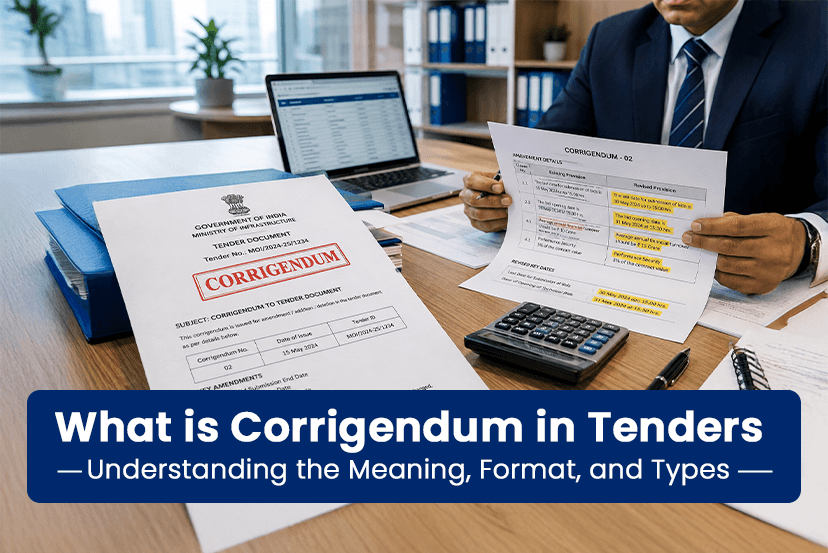 What is Corrigendum in Tenders? Understanding the Meaning, Format, and Types - TenderShark