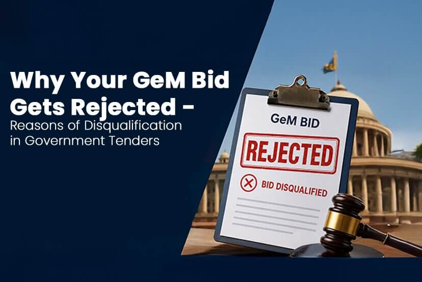 Why Your GeM Bid Gets Rejected: Reasons of Disqualification in Government Tenders - TenderShark