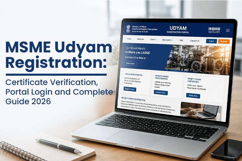 MSME Udyam Registration: Certificate Verification, Portal Login and Complete Guide 2026