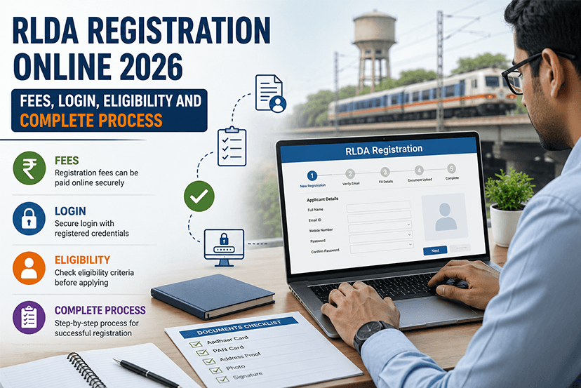 RLDA Registration Online 2026: Fees, Login, Eligibility and Complete Process