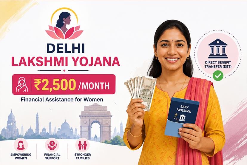 Delhi Lakshmi Yojana 2026: ₹2,500 Per Month for Women – Eligibility, Registration, Documents, Benefits and Business Opportunities - TenderShark