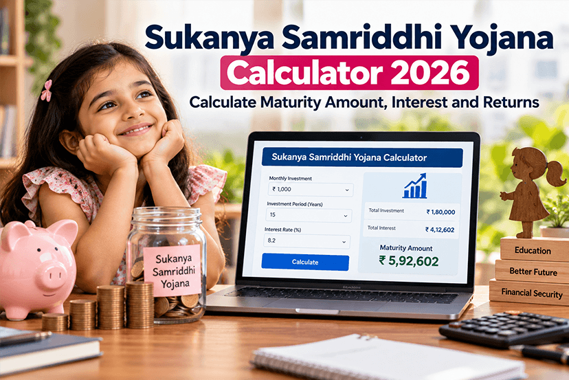 Sukanya Samriddhi Yojana Calculator 2026: Calculate Maturity Amount, Interest and Returns - TenderShark