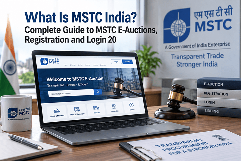 MSTC India: Complete Guide to MSTC E-Auction, Registration, Login, Bidding and Tenders&nbsp; - TenderShark