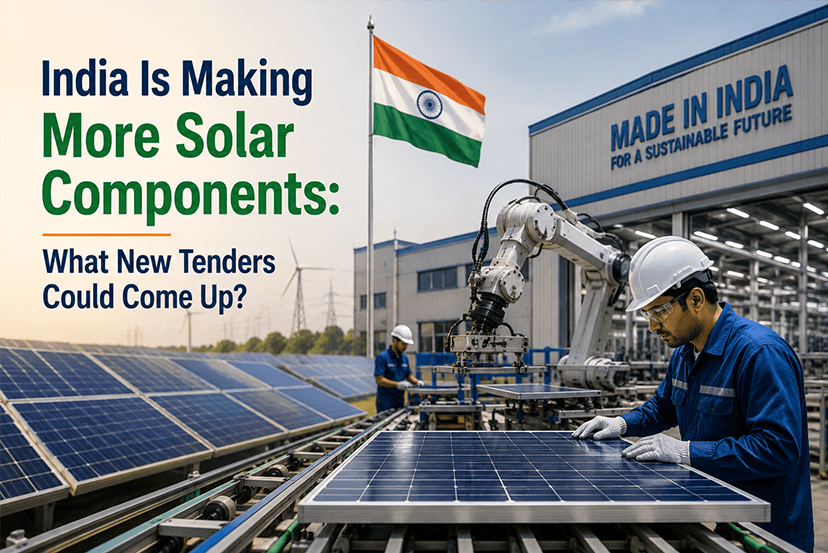 India Is Making More Solar Components: What New Tenders Could Come Up? - TenderShark